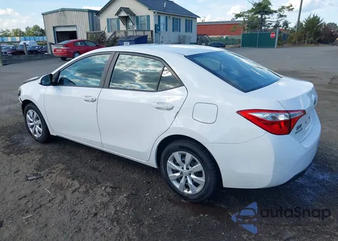 2015 Toyota Corolla Le z USA, uszkodzony, nr VIN 2T1BURHE0FC294421